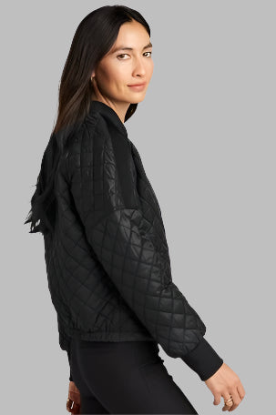 Women's Black Quilted Jacket