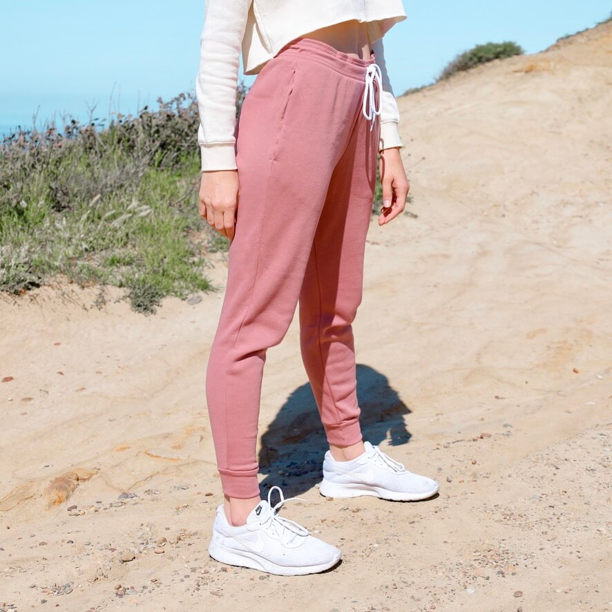 Womens Mauve Joggers