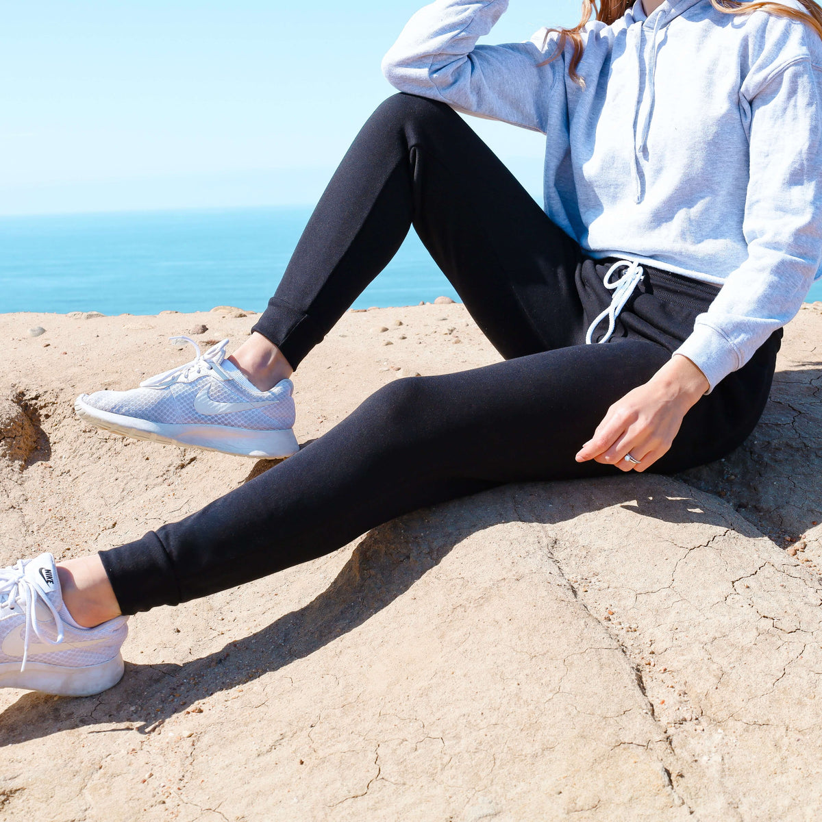 Womens Black Joggers