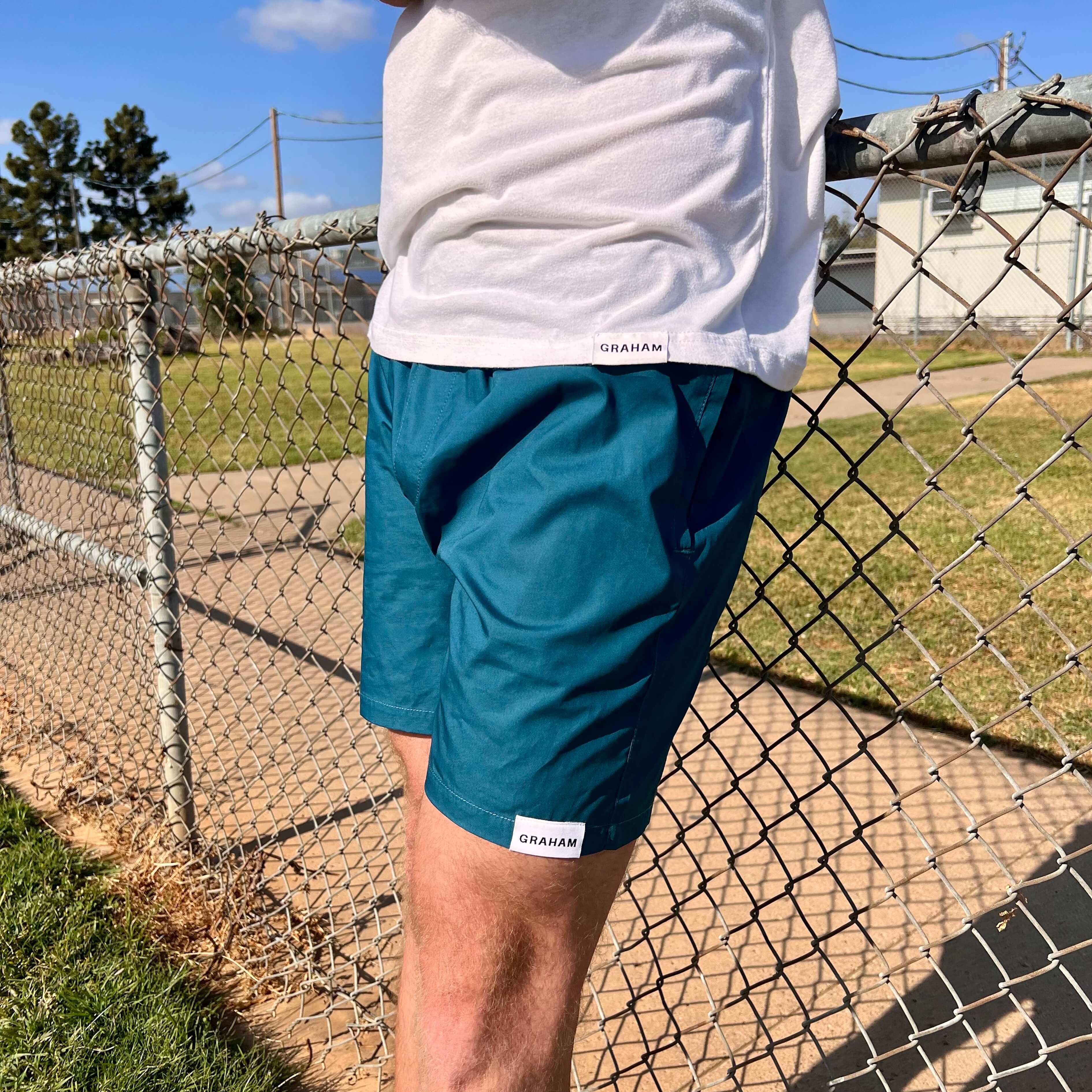 Mens tennis shorts store 5 inch inseam