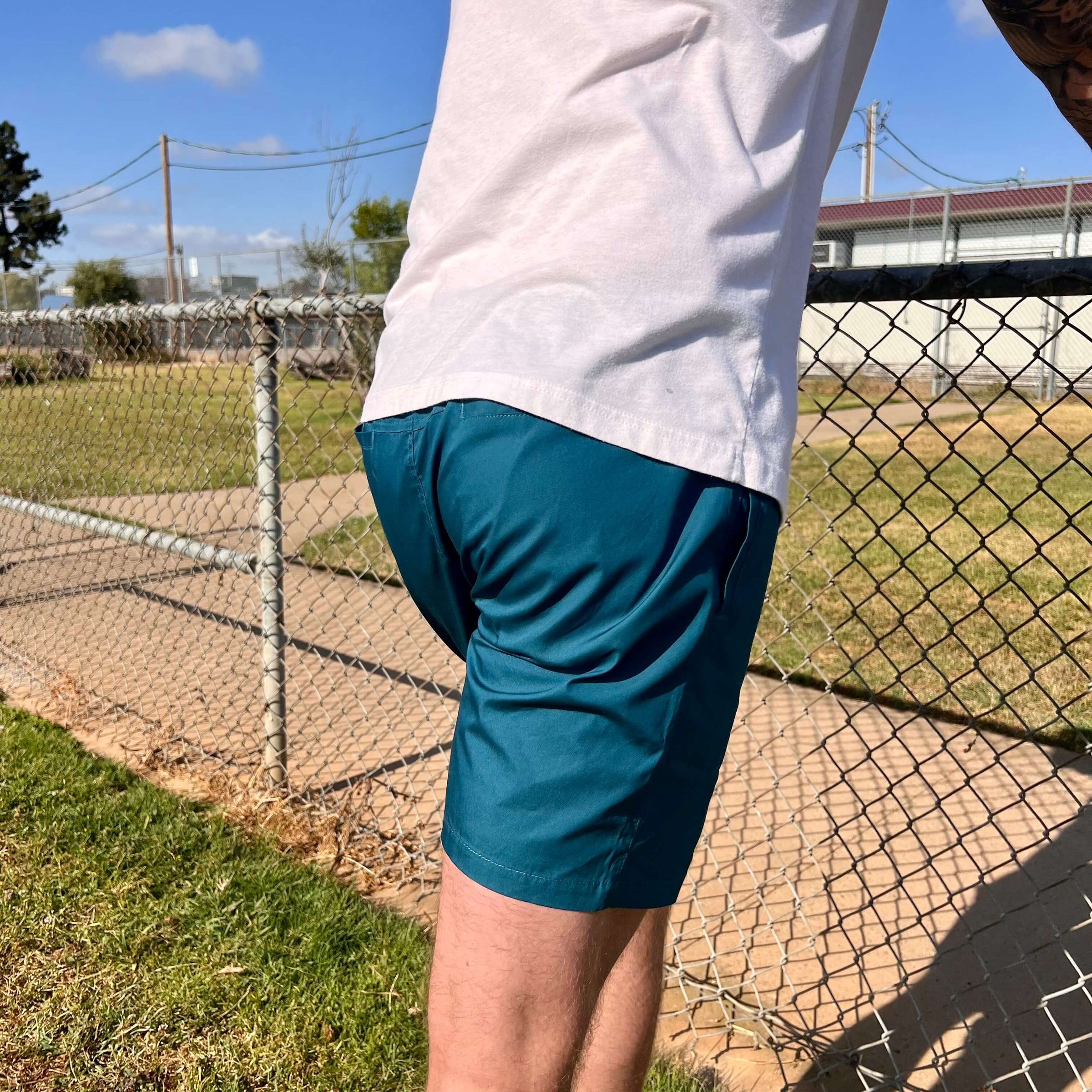 Men's Carolina Blue Hoochie Daddy 5 Inch Inseam Shorts