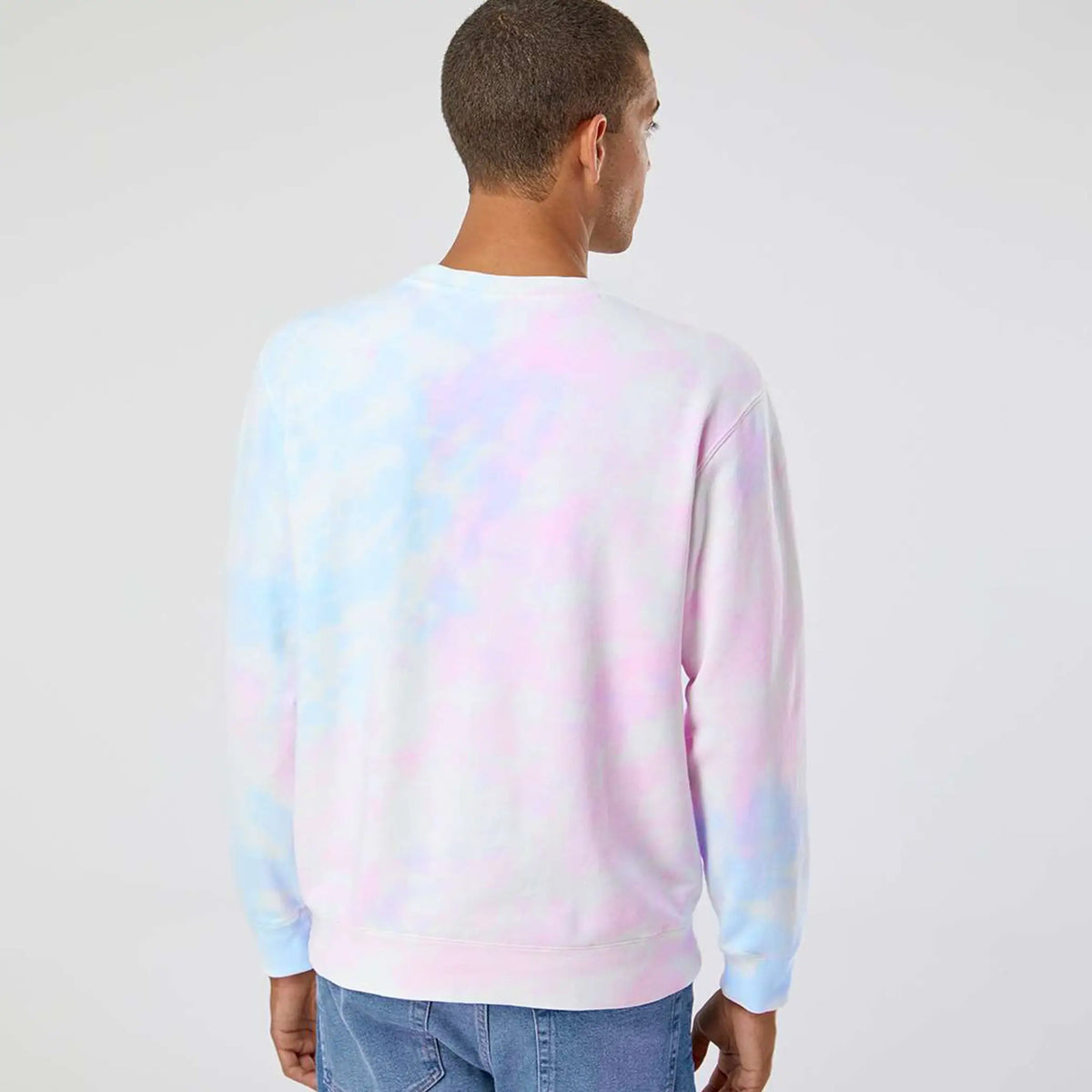 Men's Tie Dye Crew Neck Sweatshirt